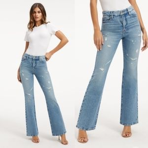 NWT GOOD AMERICAN GOOD CLASSIC BOOTCUT $169